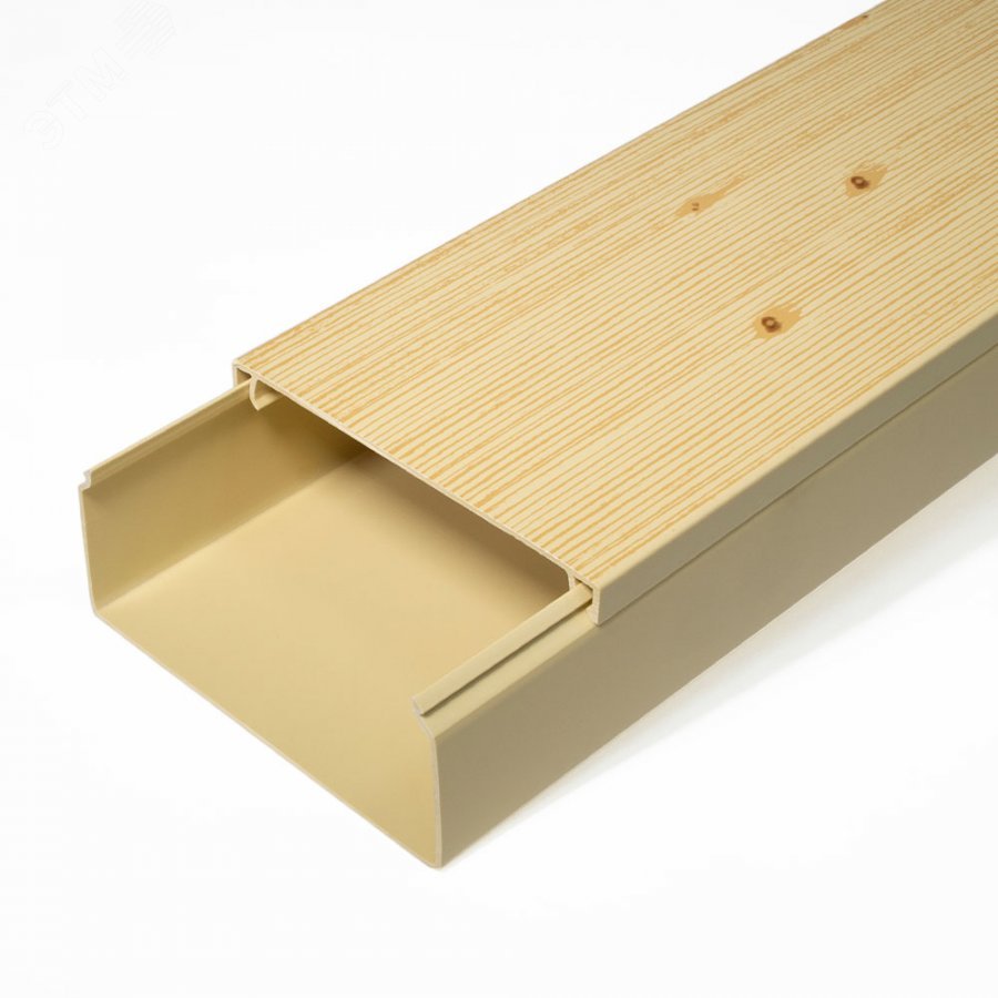 Изображение товара Кабель-канал сосна 2-й замок 8 м ПВХ безопасный надежный монтаж