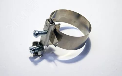 Изображение товара Хомут заземления д 17,5-48 мм (оцинкованный) (шт)