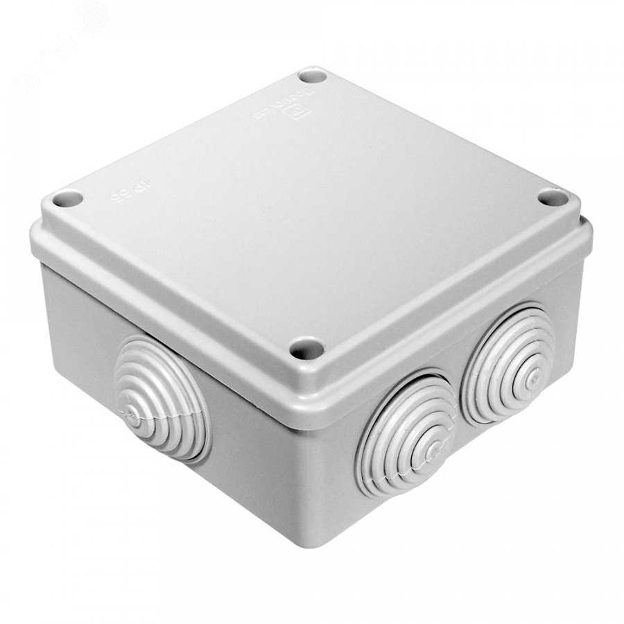 Изображение товара Распределительная коробка 40-0300м безгалогенная IP55 100х100х50 мм