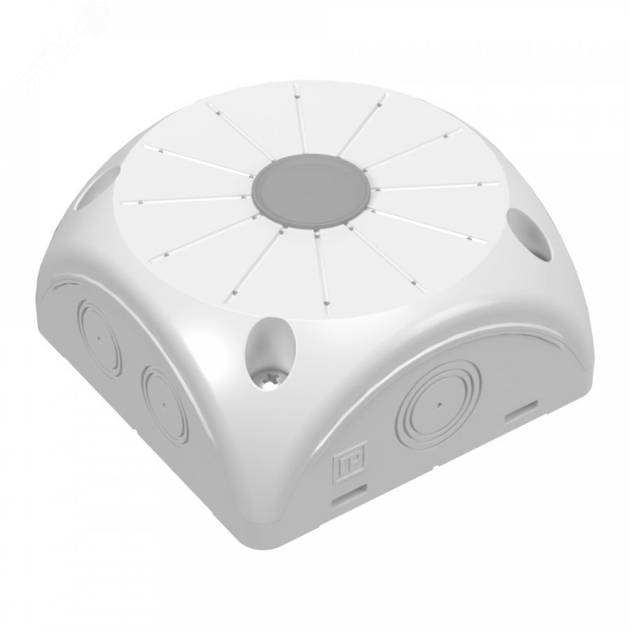 Изображение товара Коробка распределительная для видеокамер безгалогенная IP68 100х100х50 белая