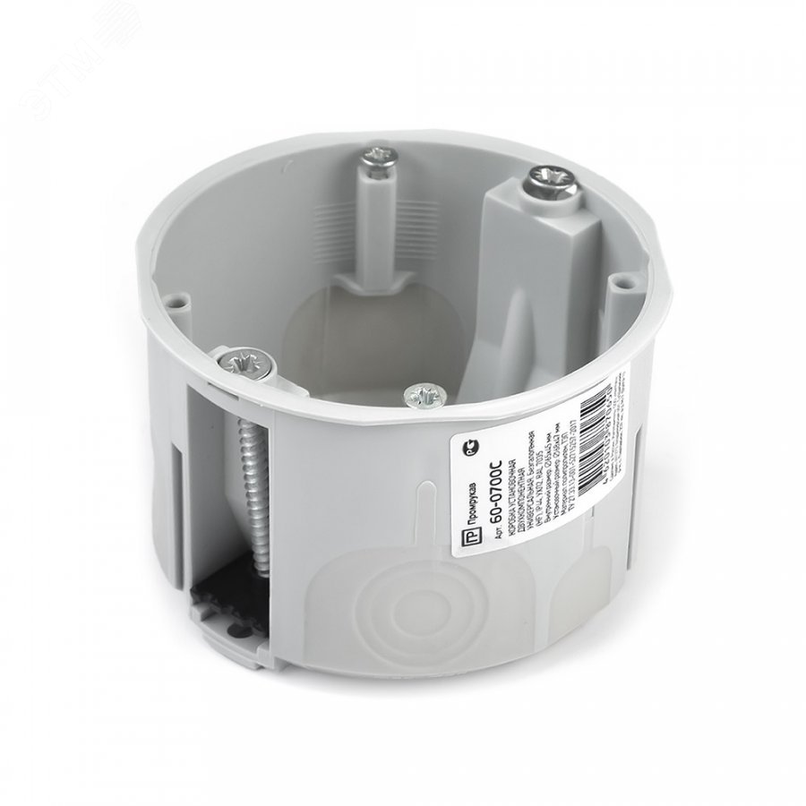 Изображение товара Коробка установочная 60-0700С для монтажа электрических изделий