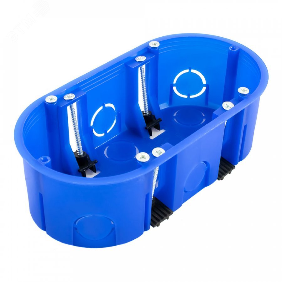 Изображение товара Коробка установочная двухместная ГСК безгалогенная 140х68х46