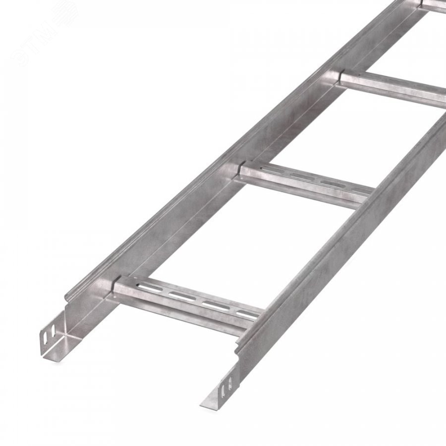 Изображение товара Лоток лестничный 500х100х3000 (1,2 мм) (м)