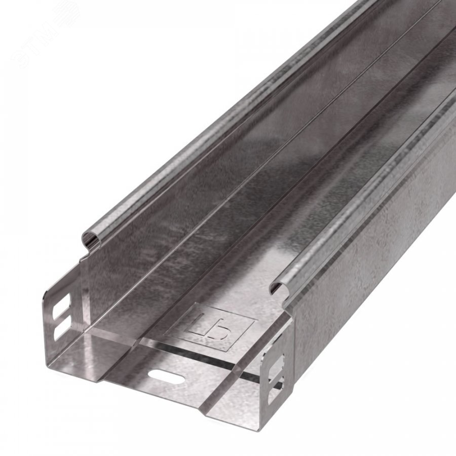 Изображение товара Лоток неперфорированный Стандарт 600х80х3000 из стали цинкованный