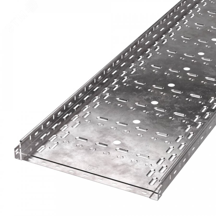 Изображение товара Лоток перфорированный Стандарт 500х50х3000 из стали с цинковым покрытием