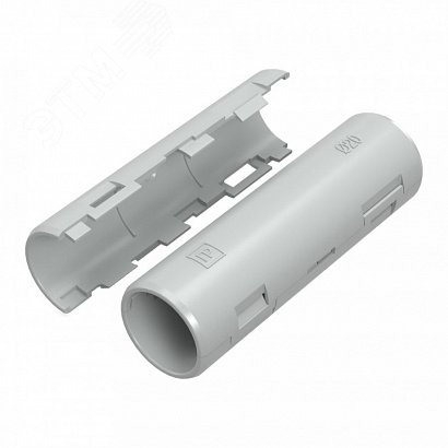 Изображение товара Муфта разборная d20 мм атмосферостойкая серая (70шт/840шт уп/кор) (шт)