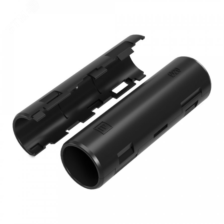 Изображение товара Муфта разборная d20 мм атмосферостойкая черная (70шт уп) (шт)