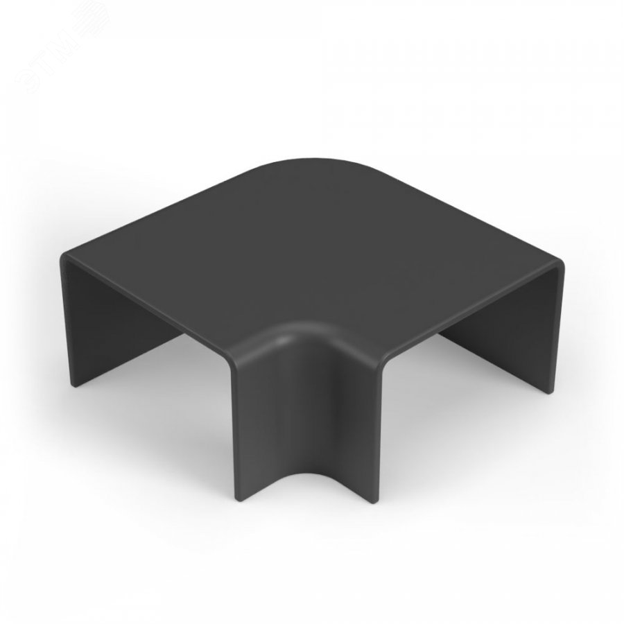 Изображение товара Поворот на 90 градусов 25х16 черный (4 шт/комп) (шт)