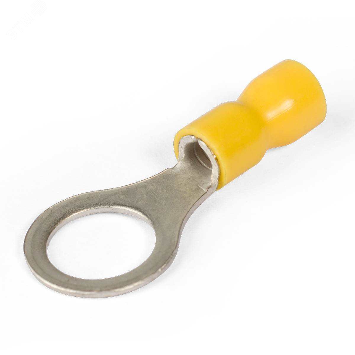 Изображение товара Наконечники кольцевые изолированные с ПВХ манжетой (НКИ) 6,0–6 желтые (100 шт/уп) (шт)