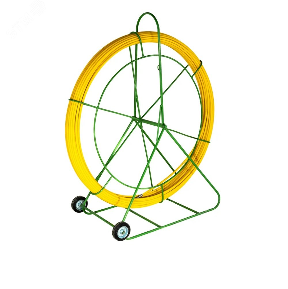 Изображение товара Кабельная протяжка Промрукав с стеклопрутком 11,0 мм, 100 м в тележке