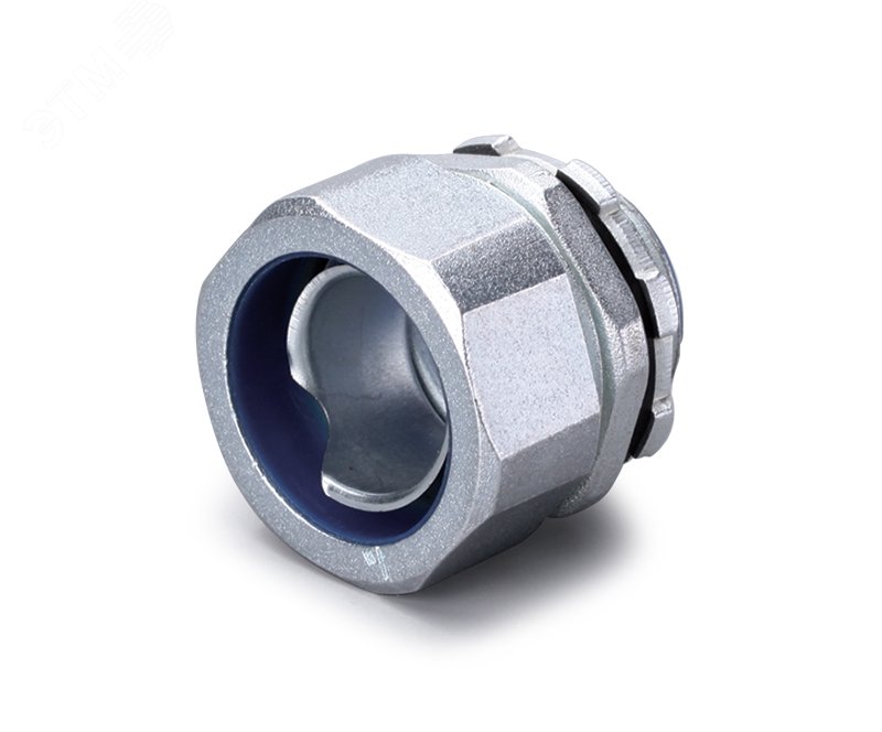 Изображение товара Муфта вводная для металлорукава ВМ-12 РКн-12 3/8'' с гайкой под рожковый ключ