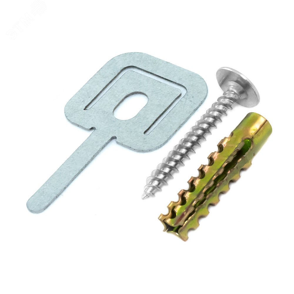 Изображение товара Комплект для крепления ОКЛ с использованием самореза, дюбеля и хомута FR ПР-25 (шт)