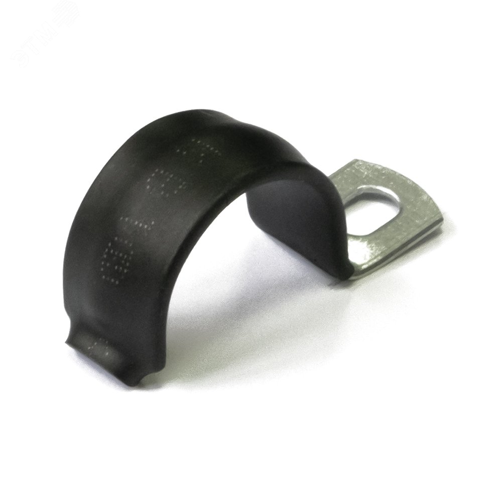 Изображение товара Скоба металлическая однолапковая с полимерным покрытием СМО-П d19-20 мм (100 шт/уп) Промрукав (шт)