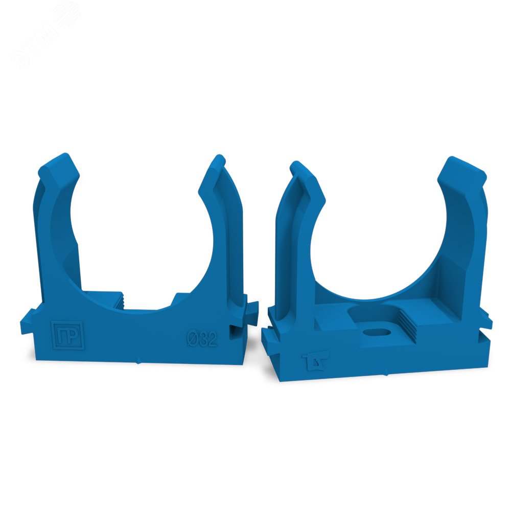 Изображение товара Крепеж-клипса для труб для монтажного пистолета синяя д32 (шт)