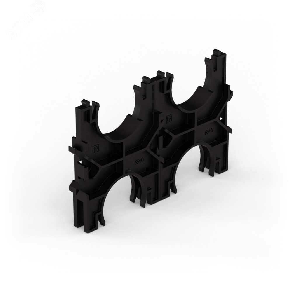 Изображение товара Кластер для двустенных термопластичных труб d40 мм, 150 шт/кор