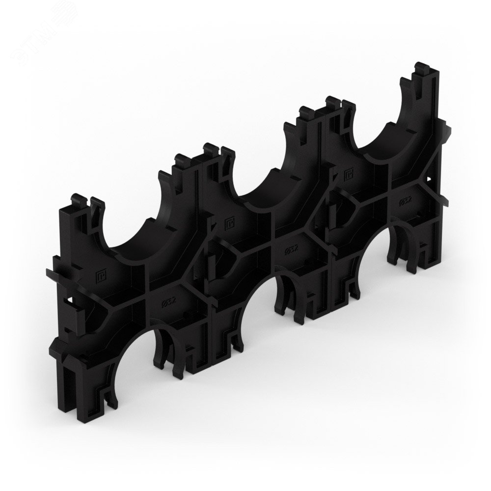 Изображение товара Кластер для двустенных труб d32 мм тройной двухсторонний 130 шт/кор