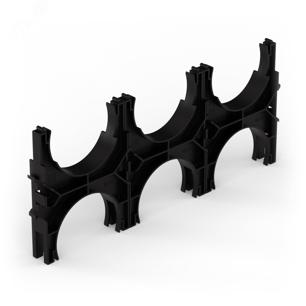 Изображение товара Кластер для двустенных труб D110 мм тройной двухсторонний 66 шт/кор