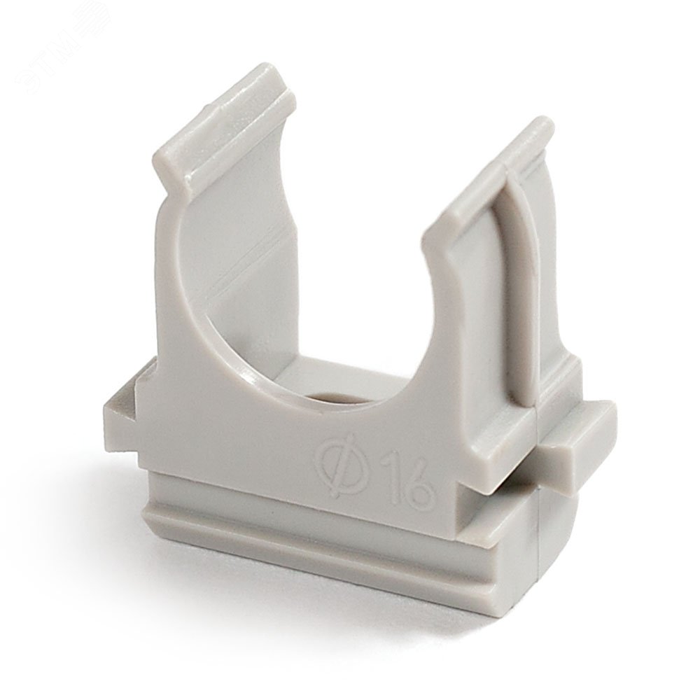 Изображение товара Крепёж-клипса для труб д16 (100шт/2000шт уп/кор) Строитель (шт)