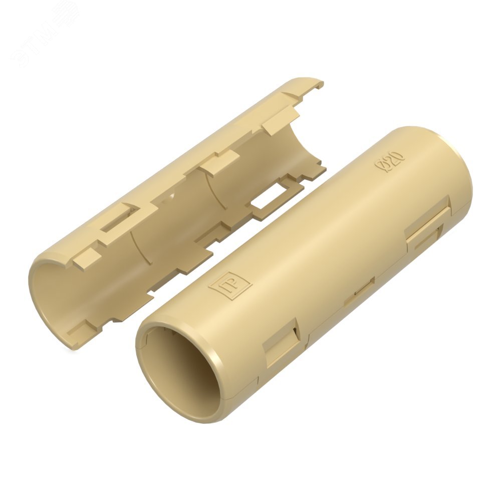 Изображение товара Муфта разборная d20 мм сосна (70шт/840шт уп/кор) Промрукав (шт)