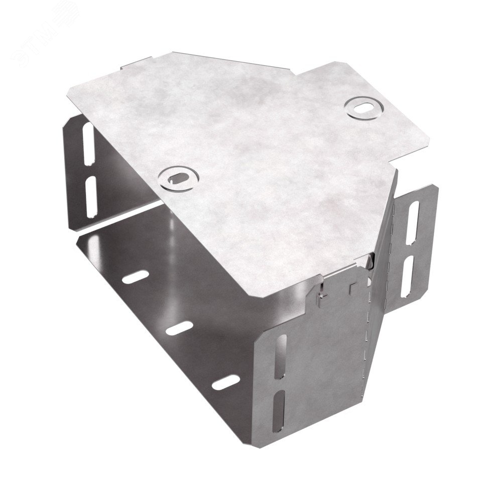 Изображение товара Переходник симметричный с крышкой 200х100х100 Стандарт из стали