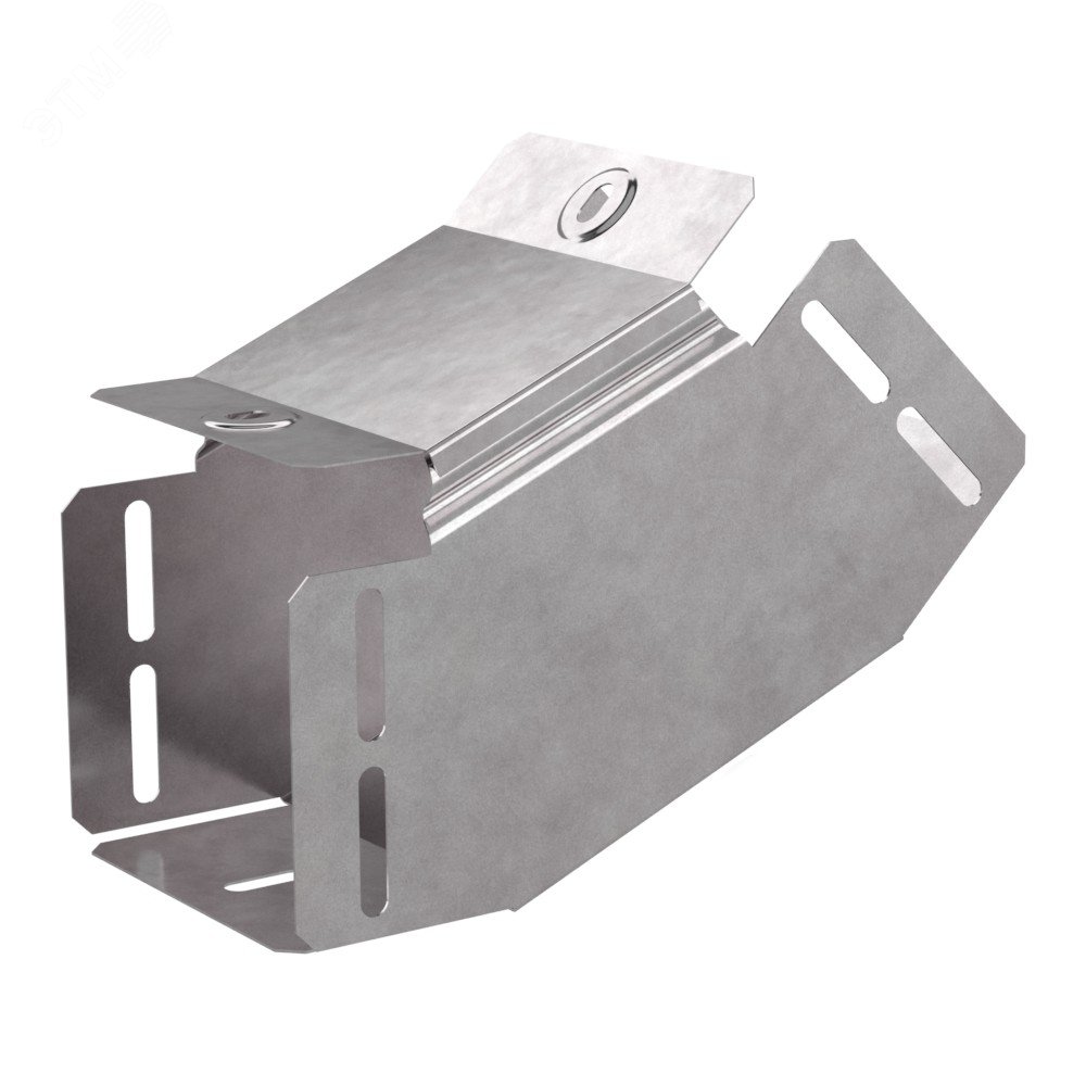 Изображение товара Вертикальный кабельный угол из стали с крышкой 100х100 Промрукав