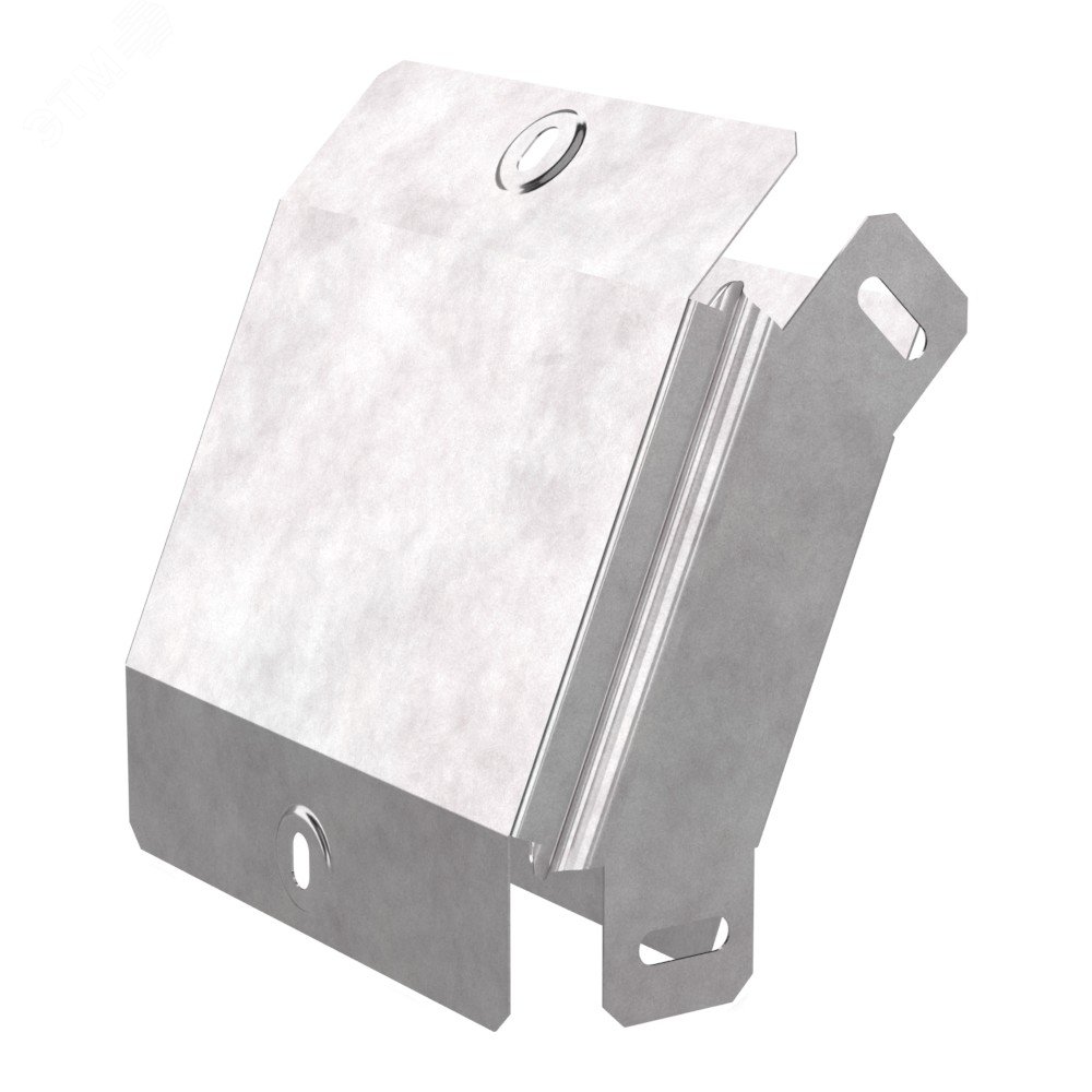 Изображение товара Угол вертикальный внешний 45 градусов с крышкой 150х100 сталь цинкование Сендзимира