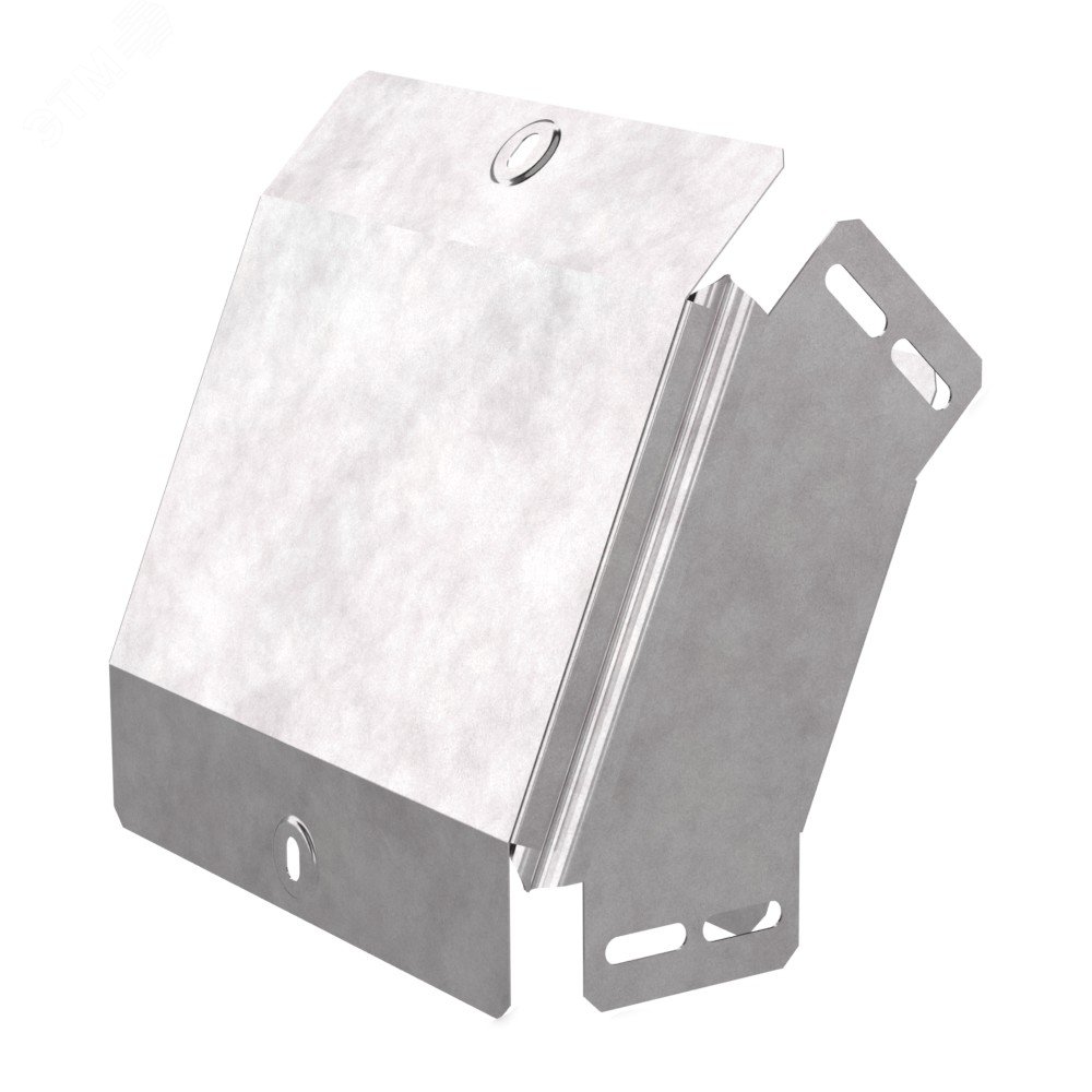 Изображение товара Угол вертикальный внешний 45 градусов с крышкой Стандарт 200х80 для кабельных трасс