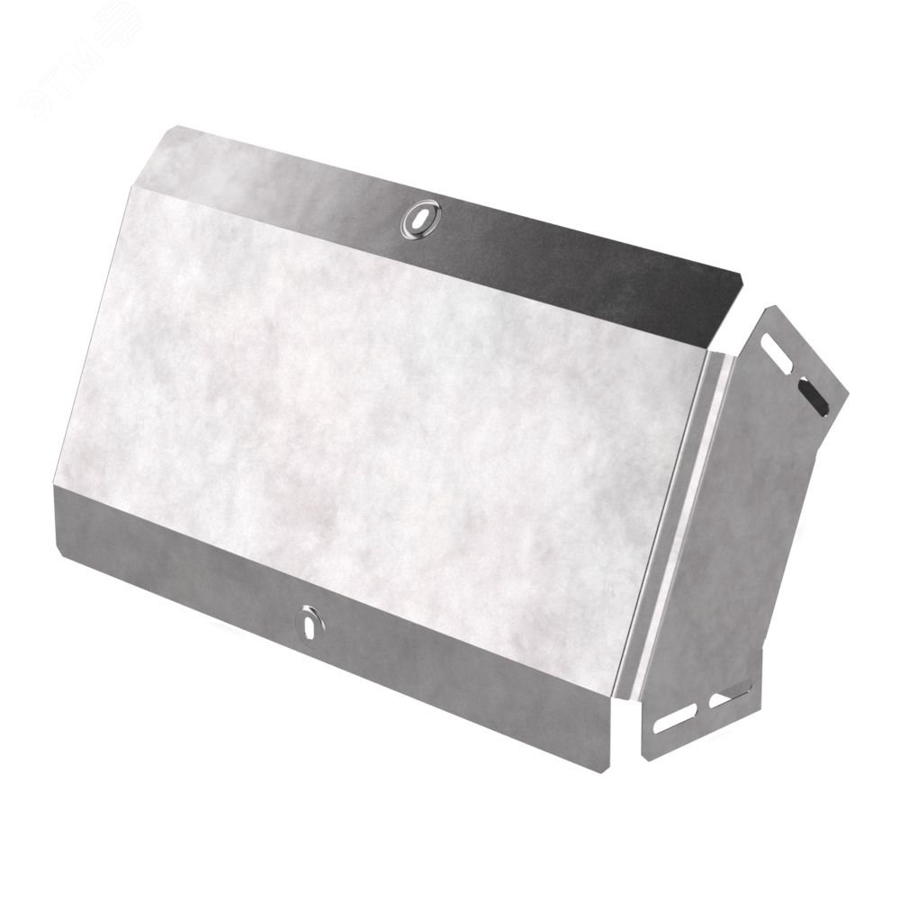 Изображение товара Угол вертикальный внешний 45 градусов с крышкой Стандарт 400х80 для кабельных трасс