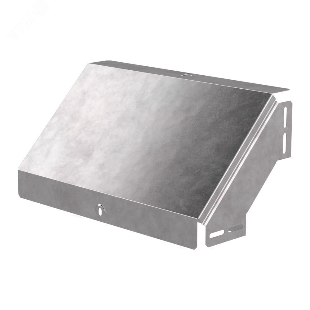 Изображение товара Угол вертикальный внешний 90 градусов с крышкой для кабельных лотков 400х50 Промрукав