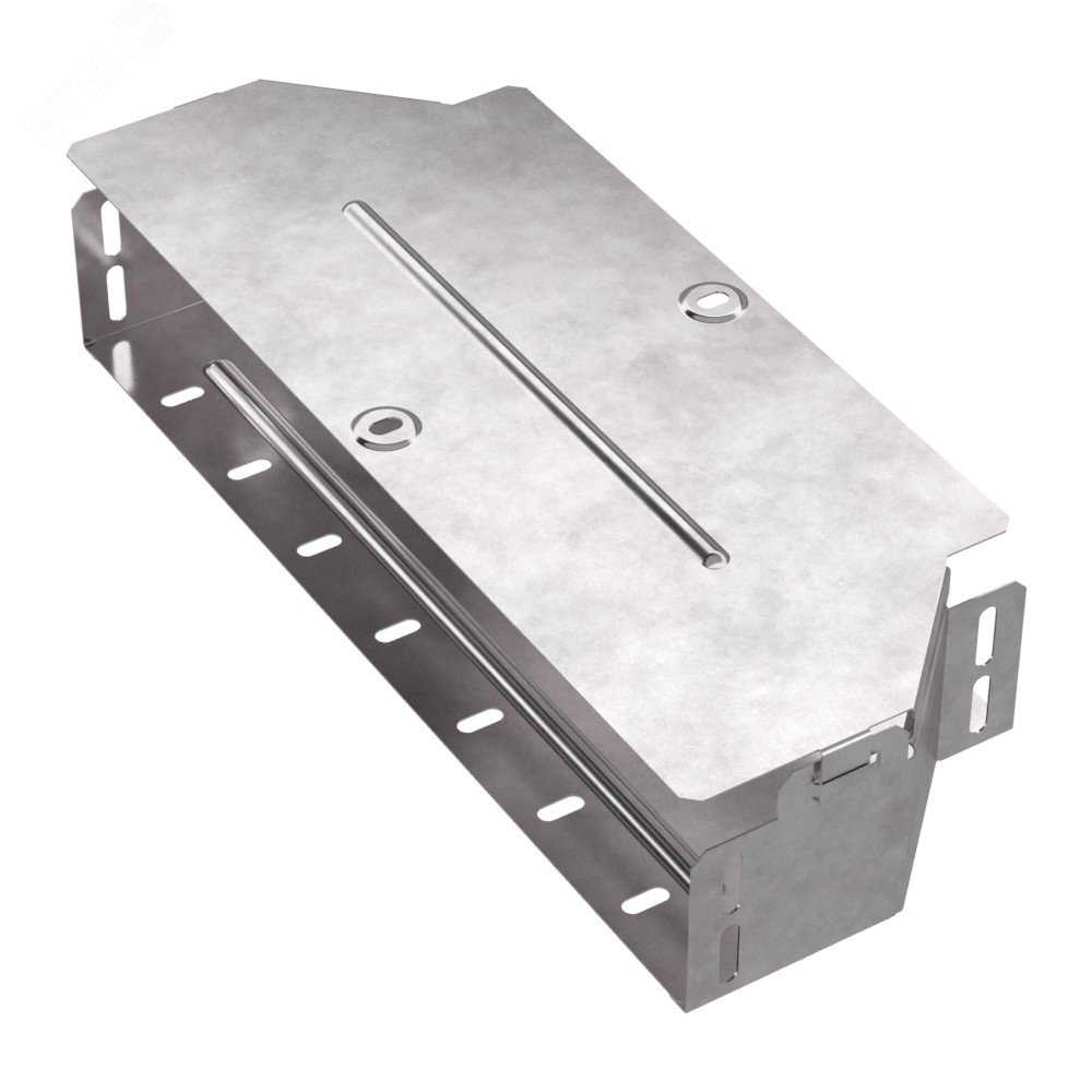 Изображение товара Переходник симметричный с крышкой Стандарт 400х300х80 для вентиляции и кондиционирования