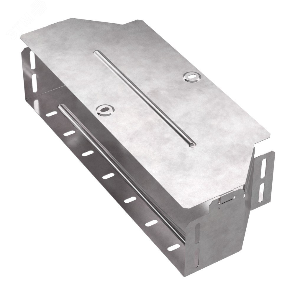 Изображение товара Переходник симметричный с крышкой 400х300х100 Сталь цинкование УХЛ2