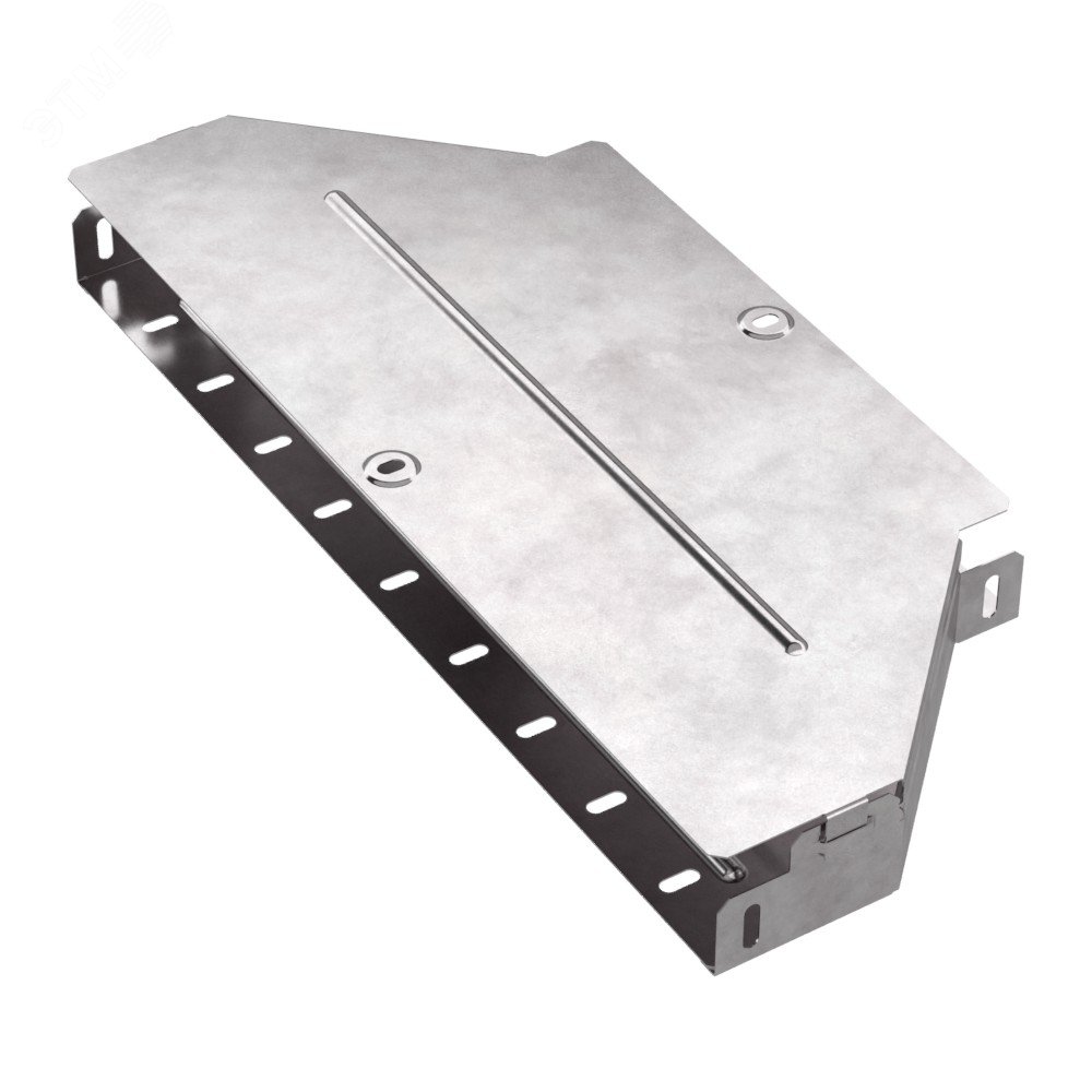 Изображение товара Переходник симметричный с крышкой стандарт 500х300х50 из стали с цинковым покрытием УХЛ2