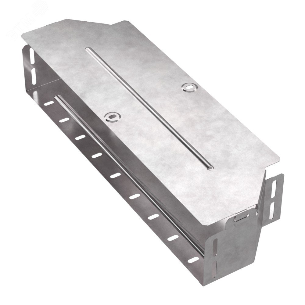 Изображение товара Переходник симметричный с крышкой 500х400х100 стальной цинкованный УХЛ2