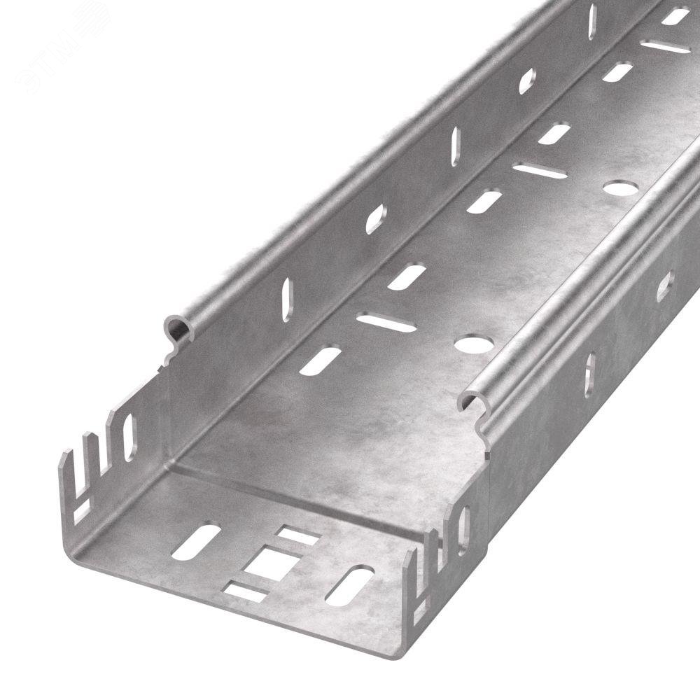 Изображение товара Лоток перфорированный Профи HDZ 100х50x3000 6 м/шт металл цинк стойкость коррозия