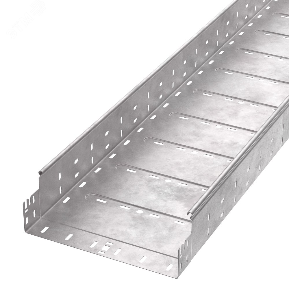 Изображение товара Лоток перфорированный Профи HDZ 300х100х3000 стальной с цинковым покрытием