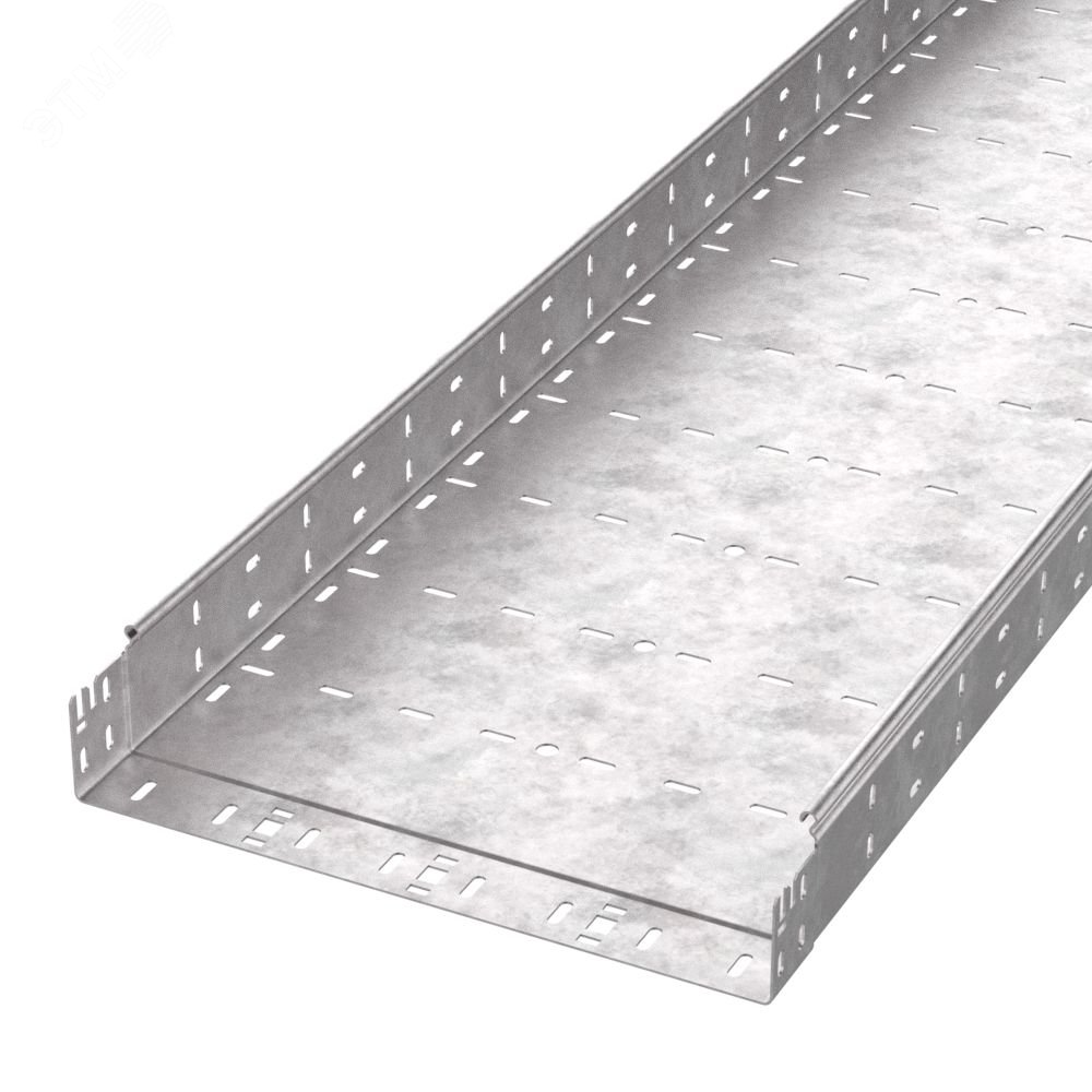 Изображение товара Лоток перфорированный Профи HDZ 400х80x3000 (1,5 мм) на рулонах