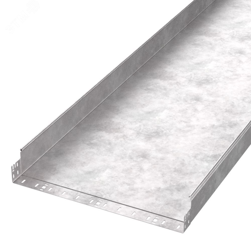 Изображение товара Лоток неперфорированный Профи HDZ 600х100х6000 из стали с цинковым покрытием