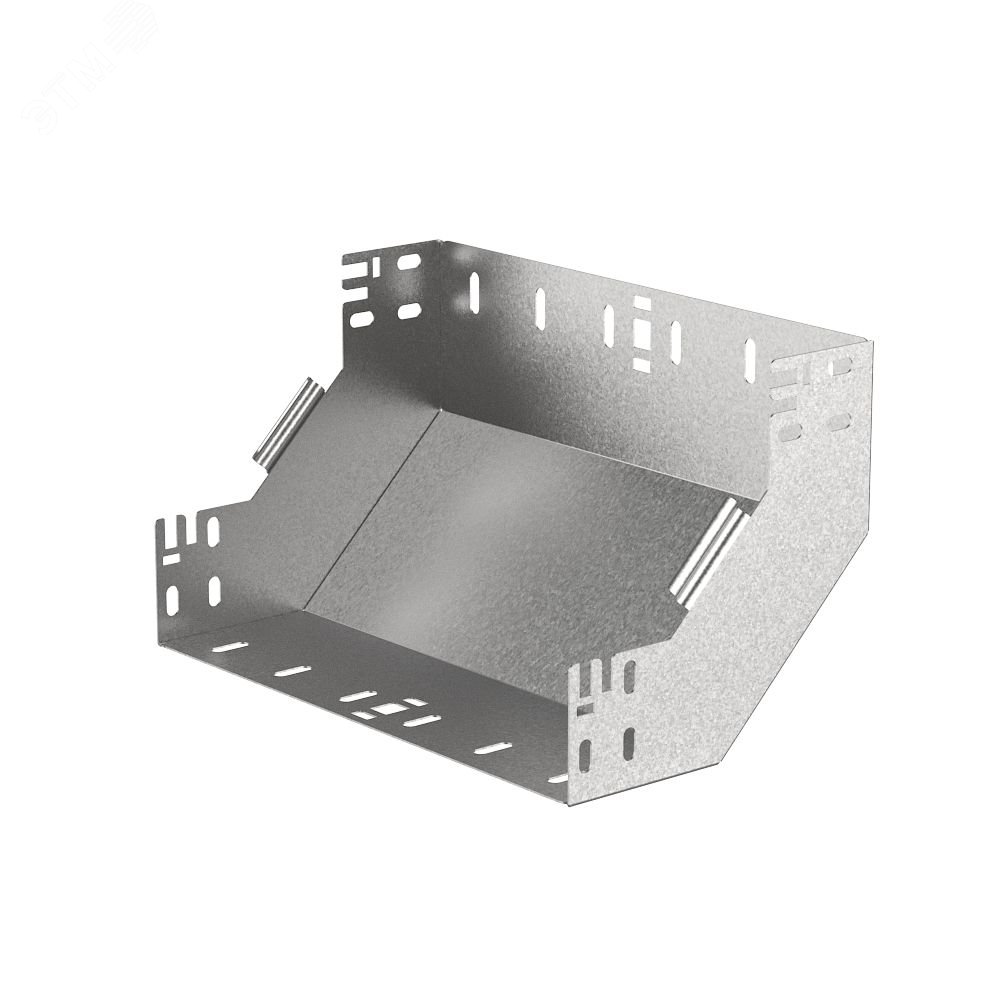 Изображение товара Угол вертикальный внутренний Профи 300х80 1,0 мм для кабельных трасс Россия