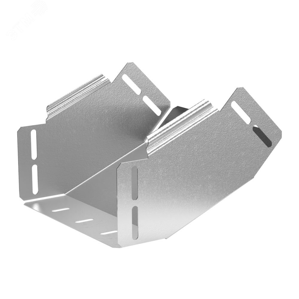 Изображение товара Угол вертикальный внутренний 45 градусов Стандарт HDZ 200х100 из стали с горячим цинком