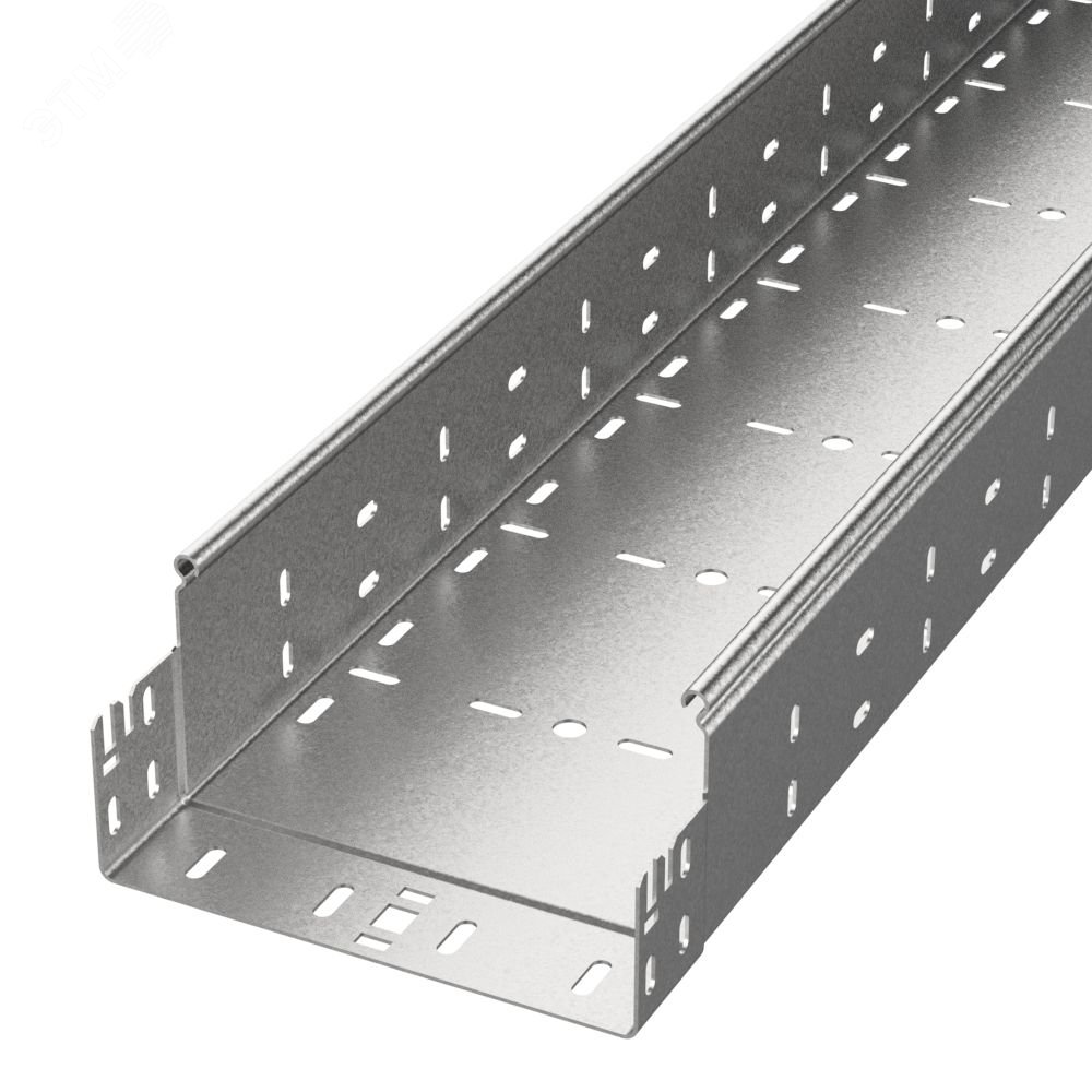 Изображение товара Лоток перфорированный Профи 200х100х6000 изоцинкованная сталь для промышленности