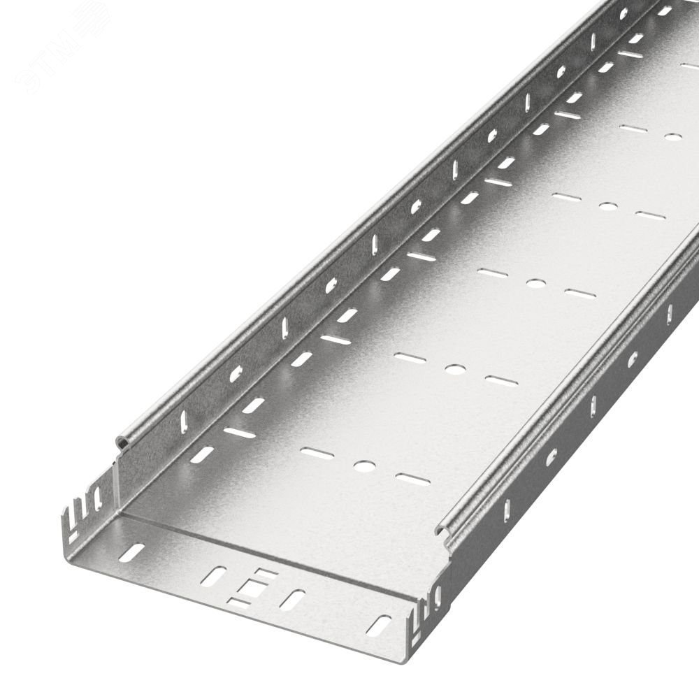 Изображение товара Лоток перфорированный Профи 200х50х3000 сталь цинкованный Сендзимира