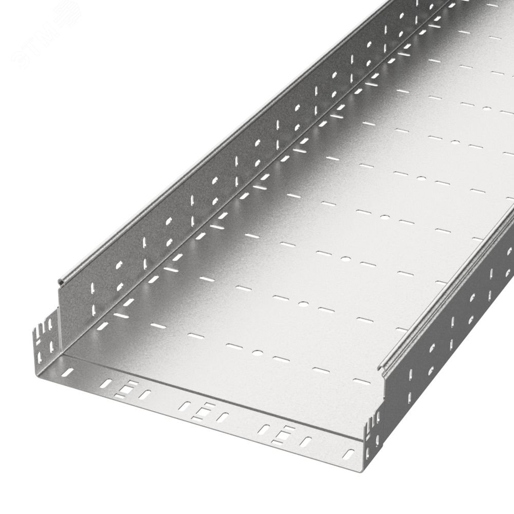 Изображение товара Лоток перфорированный Профи 400х100х6000 из оцинкованной стали
