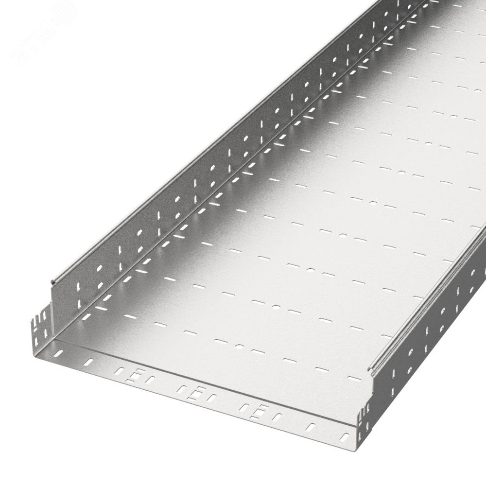 Изображение товара Лоток перфорированный Профи 500х100х6000 2 мм цинкованный по методу Сендзимира