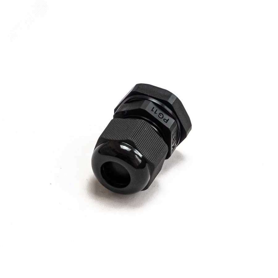 Изображение товара Сальник PG 11 (IP68) d отверстия 5-10 мм черный (20 шт/уп) (шт)