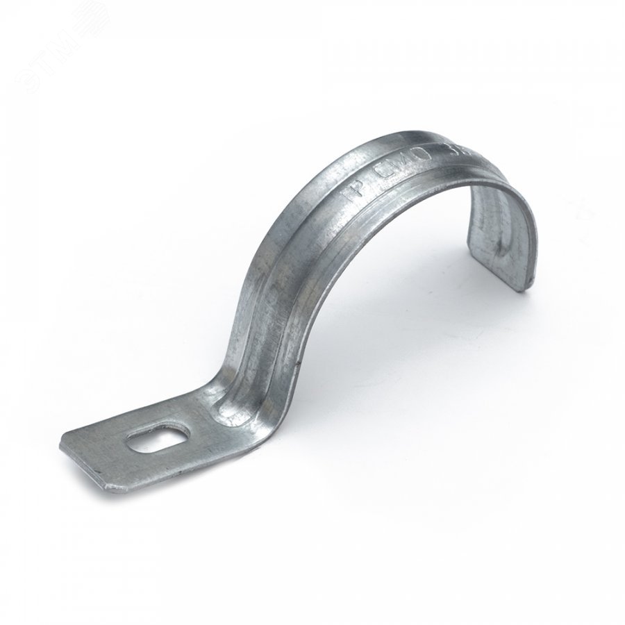 Изображение товара Скоба металлическая однолапковая усиленная противопожарная СМОУ d38-40 мм (50 шт/уп) (шт)