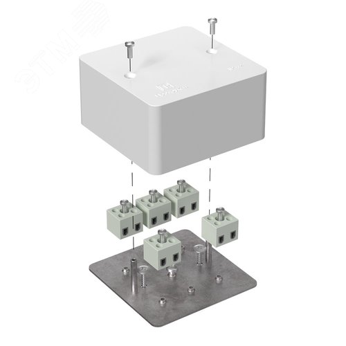 Изображение товара Коробка огнестойкая для кабель-канала 40-0460-FR2.5-10 Е15-Е120 85х85х45 (шт)
