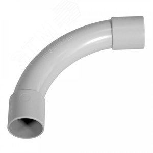 Изображение товара Соединитель угловой d25 мм безгалогенный (HF) атмосферостойкий серый (шт)