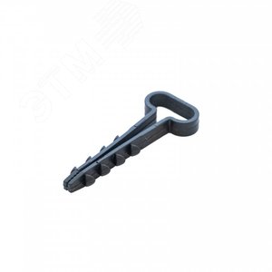 Дюбель-хомут для плоского кабеля 5-10 мм черный (100шт) PR08.6956 Промрукав