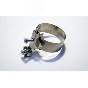 Изображение товара Хомут заземления д 5-48 мм (нерж. сталь) (Длина ленты: 21 см) (шт)