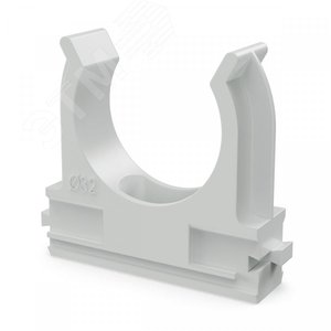 Изображение товара Крепеж-клипса для труб Полистирол d32 мм (10шт/500шт уп/кор) Промрукав (шт)